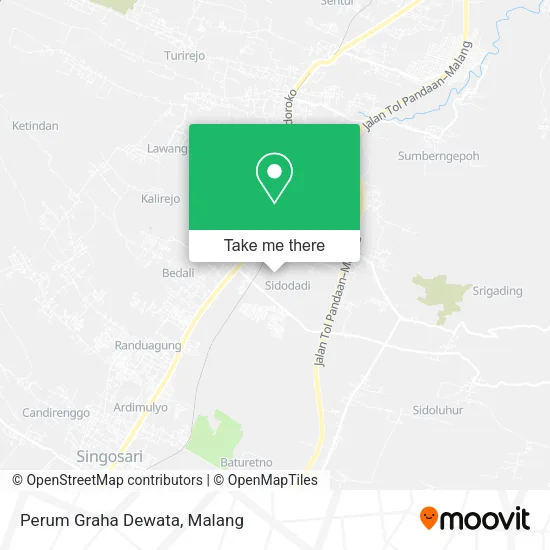 Perum Graha Dewata map