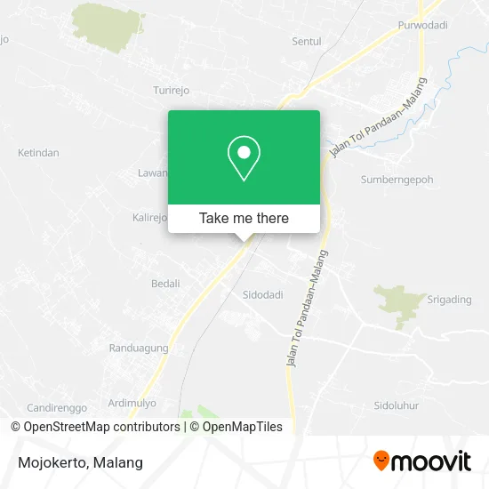 Mojokerto map
