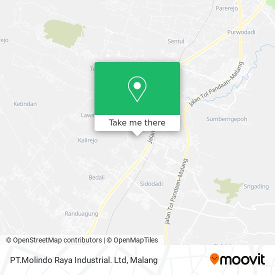 PT.Molindo Raya Industrial. Ltd map