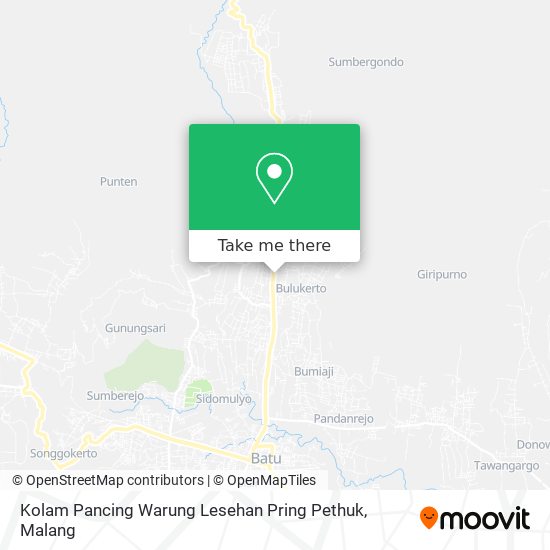 Kolam Pancing Warung Lesehan Pring Pethuk map