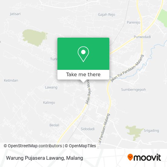 Warung Pujasera Lawang map