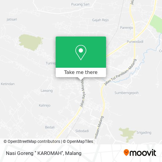 Nasi Goreng '' KAROMAH'' map