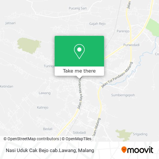 Nasi Uduk Cak Bejo cab.Lawang map