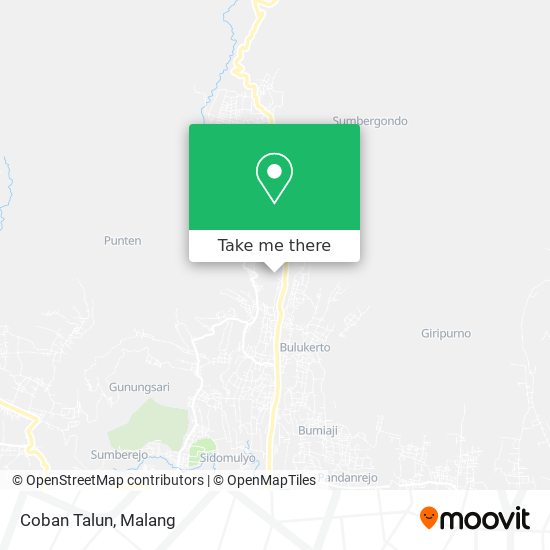 Coban Talun map