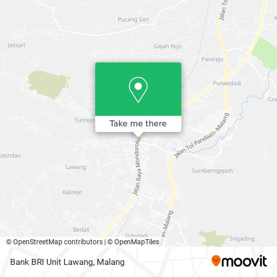 Bank BRI
Unit Lawang map