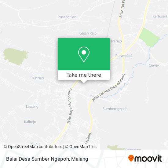 Balai Desa Sumber Ngepoh map