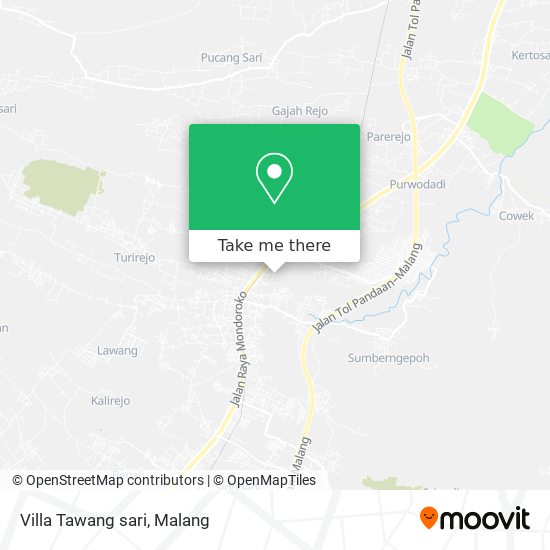 Villa Tawang sari map