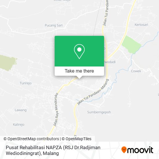Pusat Rehabilitasi NAPZA (RSJ Dr.Radjiman Wediodiningrat) map