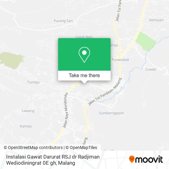 Instalasi Gawat Darurat RSJ dr Radjiman Wediodiningrat 0E  gh map