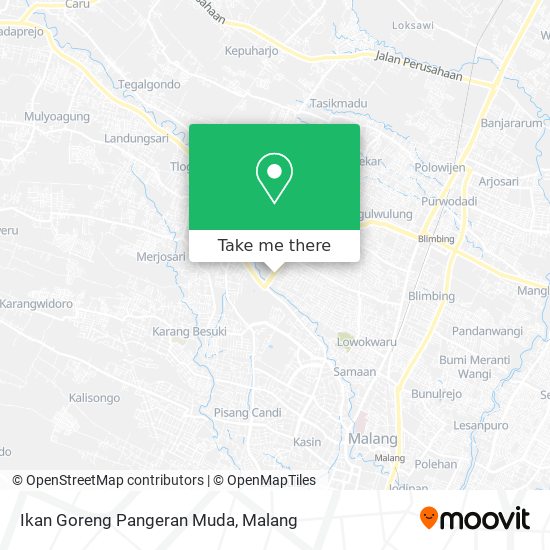 Ikan Goreng Pangeran Muda map