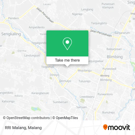 RRI Malang map