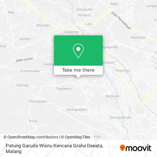 Patung Garuda Wisnu Kencana Graha Deeata map