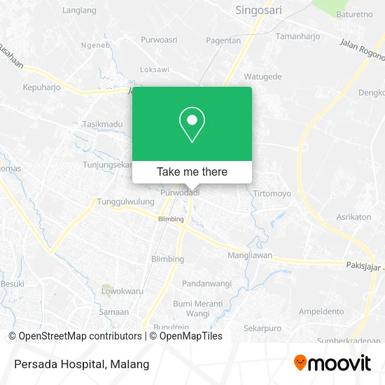 Persada Hospital map
