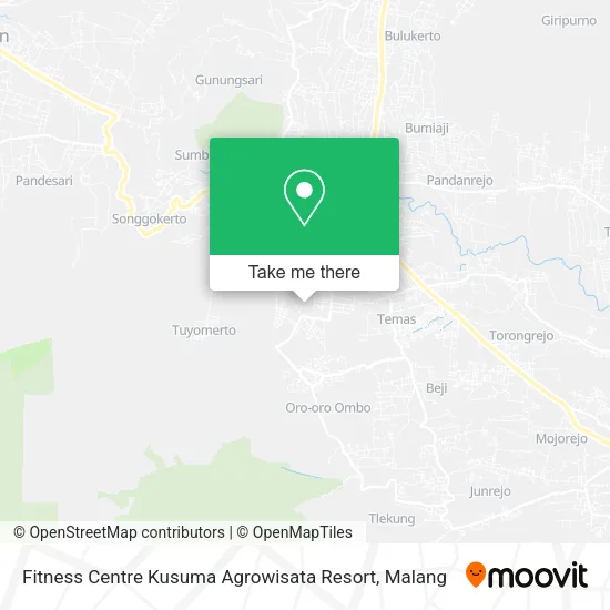 Fitness Centre Kusuma Agrowisata Resort map