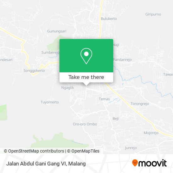 Jalan Abdul Gani Gang VI map