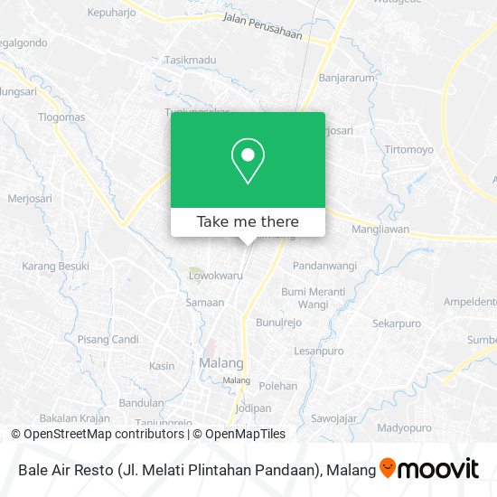 Bale Air Resto (Jl. Melati Plintahan Pandaan) map