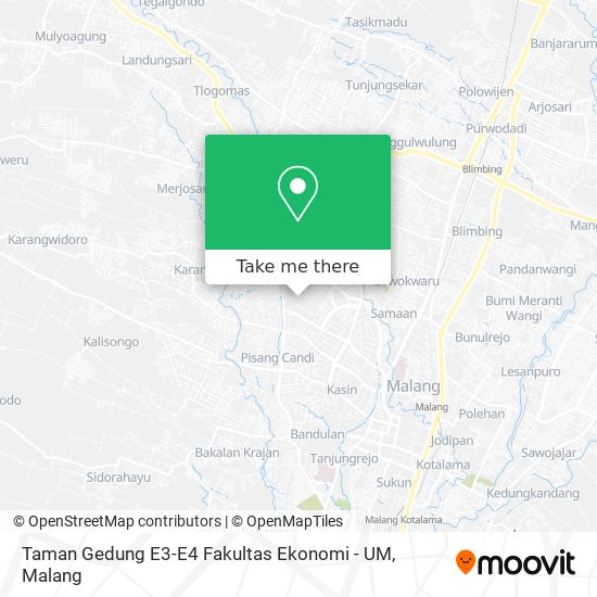 Taman Gedung E3-E4 Fakultas Ekonomi - UM map