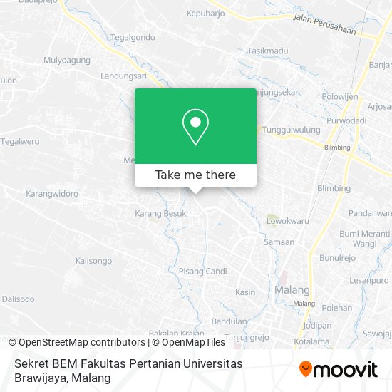 Sekret BEM Fakultas Pertanian Universitas Brawijaya map