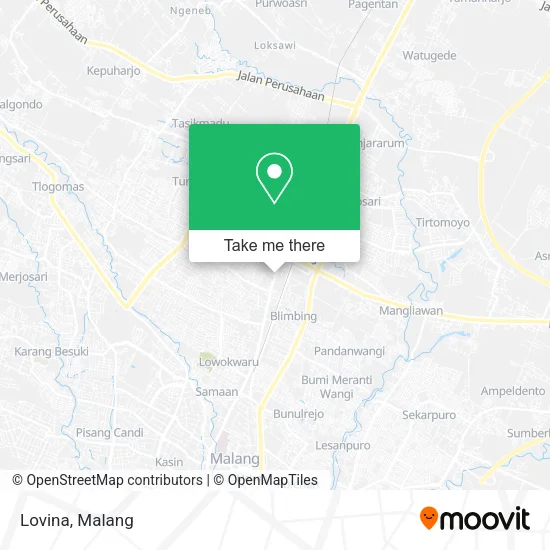 Lovina map