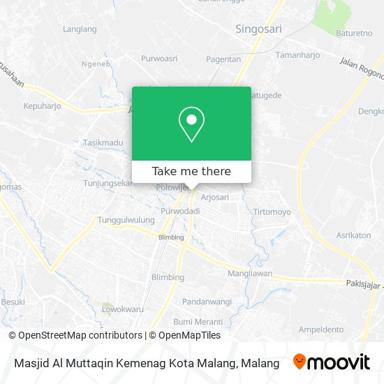 Masjid Al Muttaqin Kemenag Kota Malang map