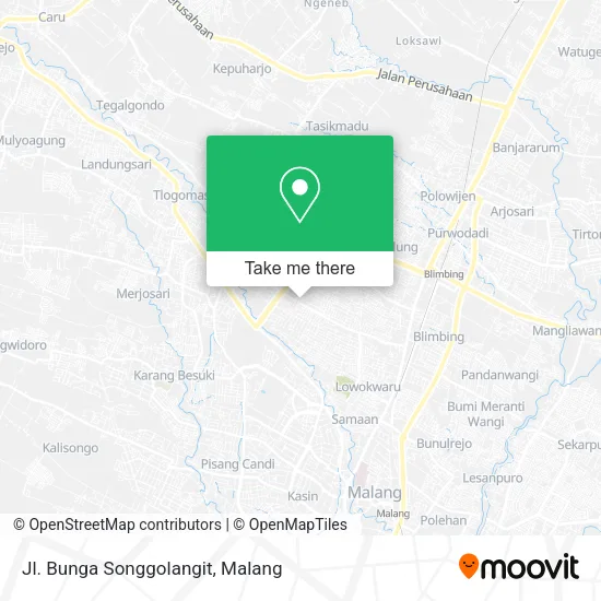 Jl. Bunga Songgolangit map