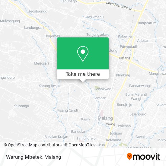 Warung Mbetek map