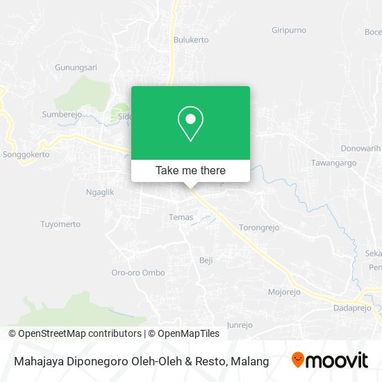 Mahajaya Diponegoro Oleh-Oleh & Resto map