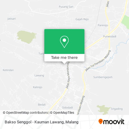 Bakso Senggol - Kauman Lawang map