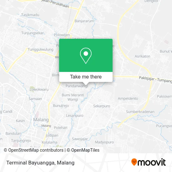 Terminal Bayuangga map