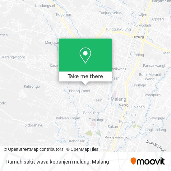 Rumah sakit wava kepanjen malang map