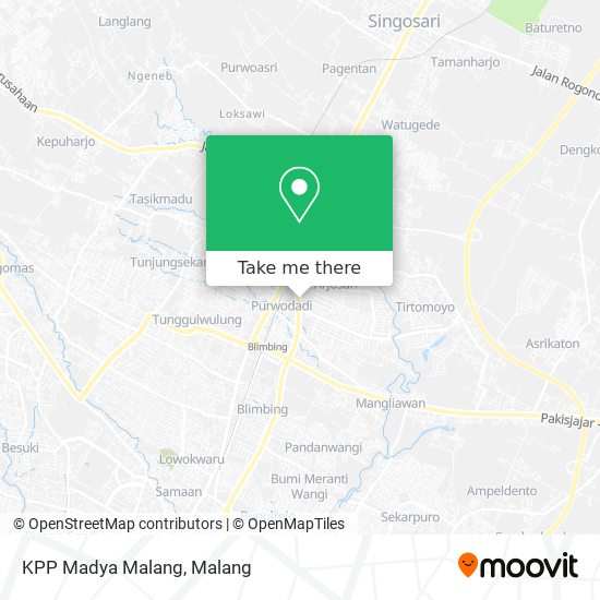 KPP Madya Malang map