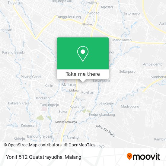Yonif 512 Quatatrayudha map