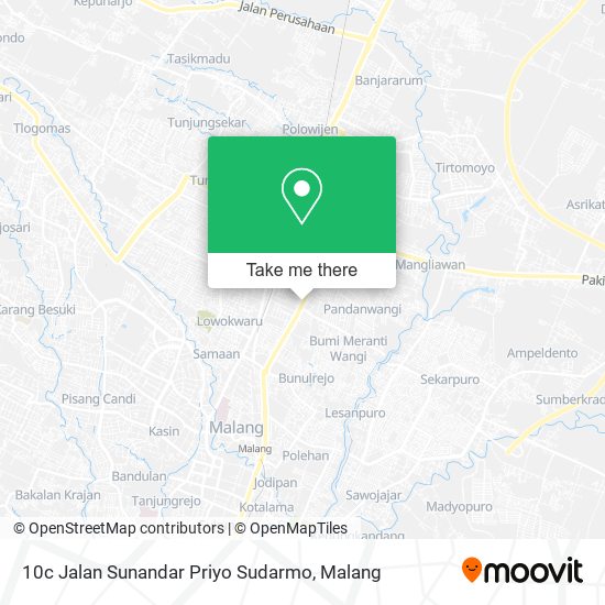 10c Jalan Sunandar Priyo Sudarmo map