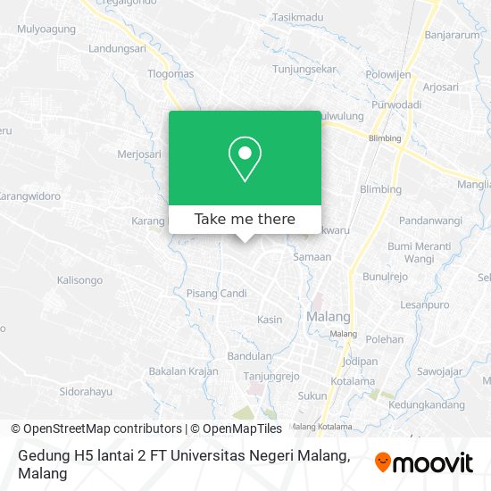 Gedung H5 lantai 2 FT Universitas Negeri Malang map