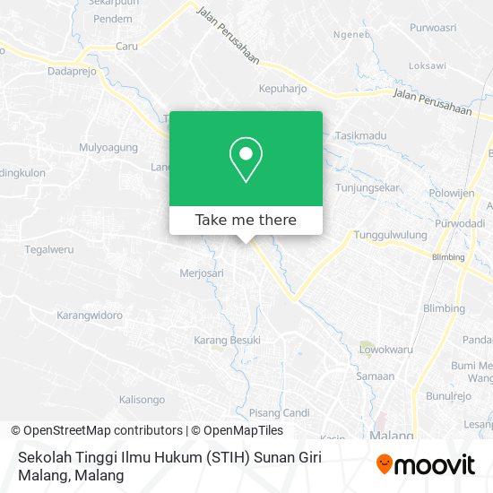 Sekolah Tinggi Ilmu Hukum (STIH) Sunan Giri Malang map