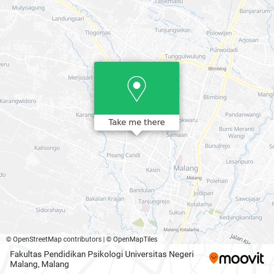 Fakultas Pendidikan Psikologi Universitas Negeri Malang map