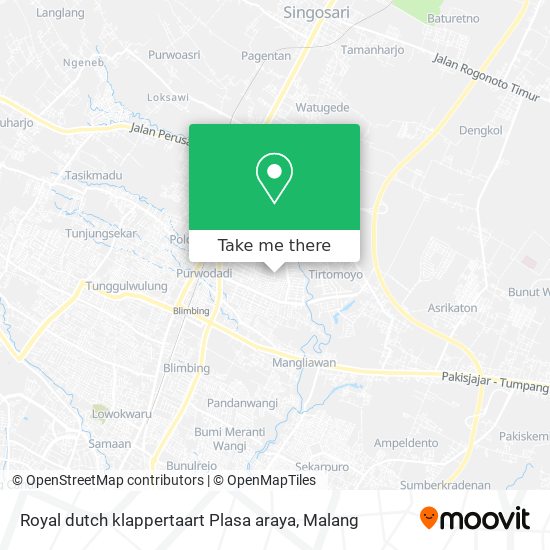 Royal dutch klappertaart Plasa araya map