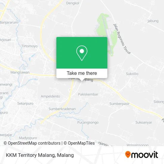 KKM Territory Malang map