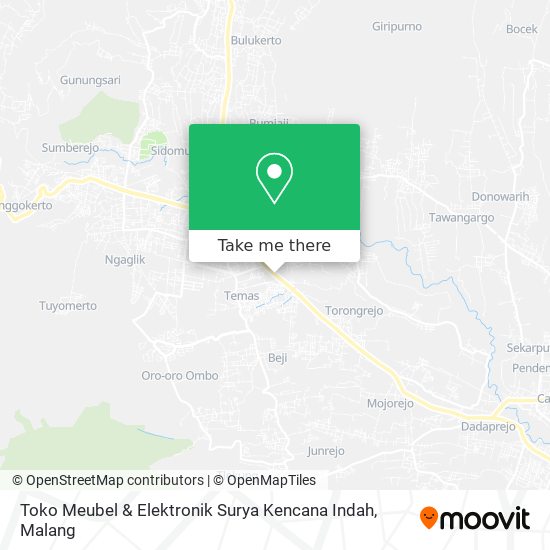 Toko Meubel & Elektronik Surya Kencana Indah map