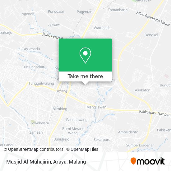 Masjid Al-Muhajirin, Araya map