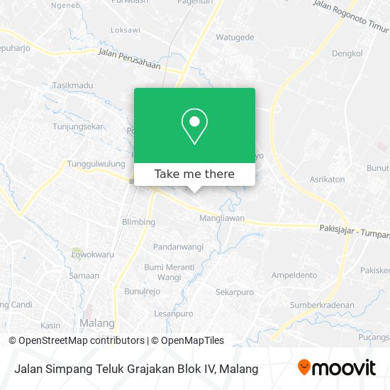 Jalan Simpang Teluk Grajakan Blok IV map