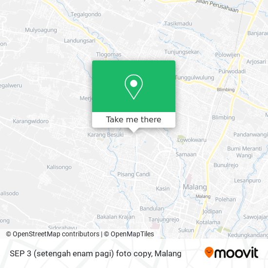 SEP 3 (setengah enam pagi) foto copy map