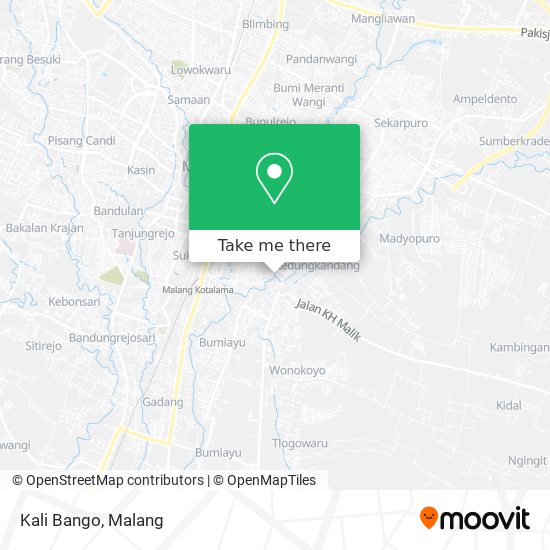 Kali Bango map