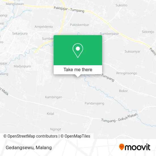 Gedangsewu map