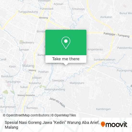 Spesial Nasi Goreng Jawa "Kediri" Warung Aba Arief map