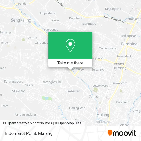 Indomaret Point map