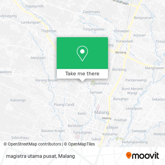 magistra utama pusat map