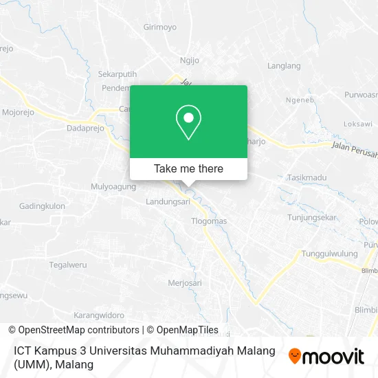 ICT Kampus 3 Universitas Muhammadiyah Malang (UMM) map