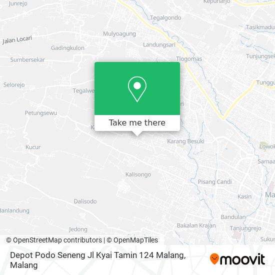 Depot Podo Seneng Jl Kyai Tamin 124 Malang map