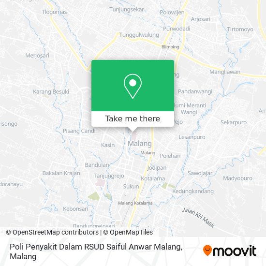 Poli Penyakit Dalam RSUD Saiful Anwar Malang map